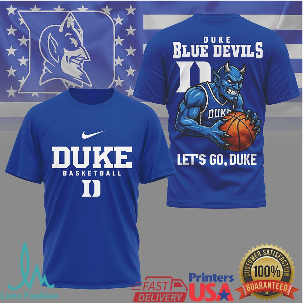 Duke Blue Devils Basketball Mascot Let's Go Duke T Shirt - Limotees LLC