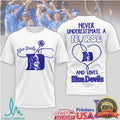 Duke Blue Devils Nurse T Shirt Proud Nurse and College Baseball Fan Gift T Shirt - Limotees LLC