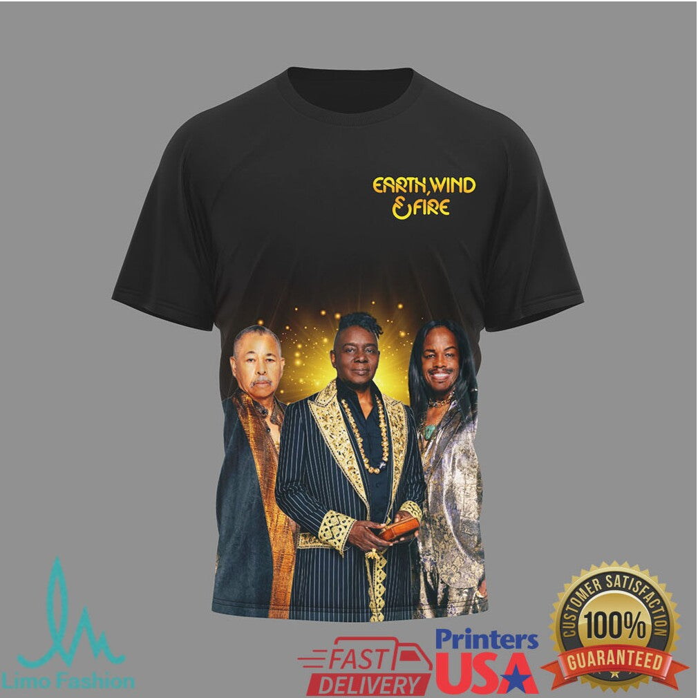 Earth, Wind & Fire 2026 North American Tour T Shirt - Limotees LLC