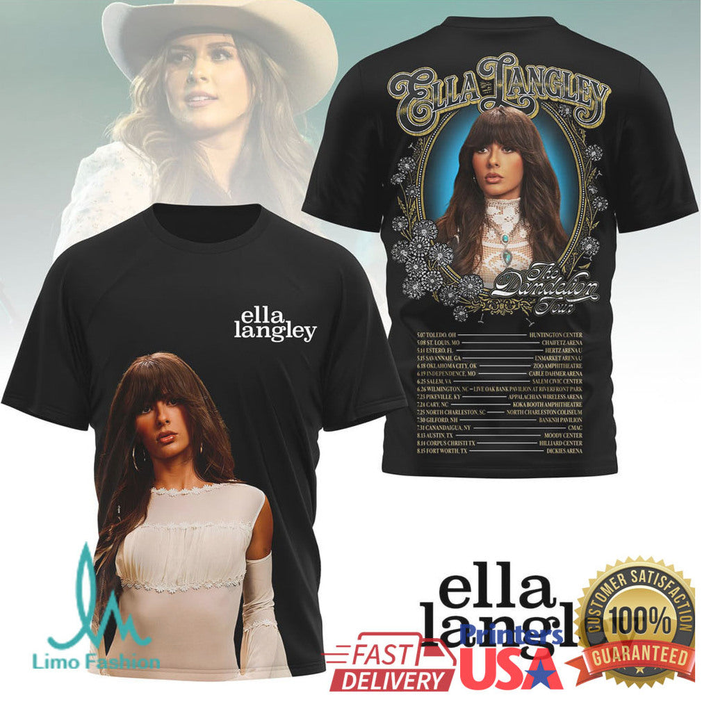 Ella Langley The Dandelion Tour 2024 Country Music Concert Shirt - Limotees LLC