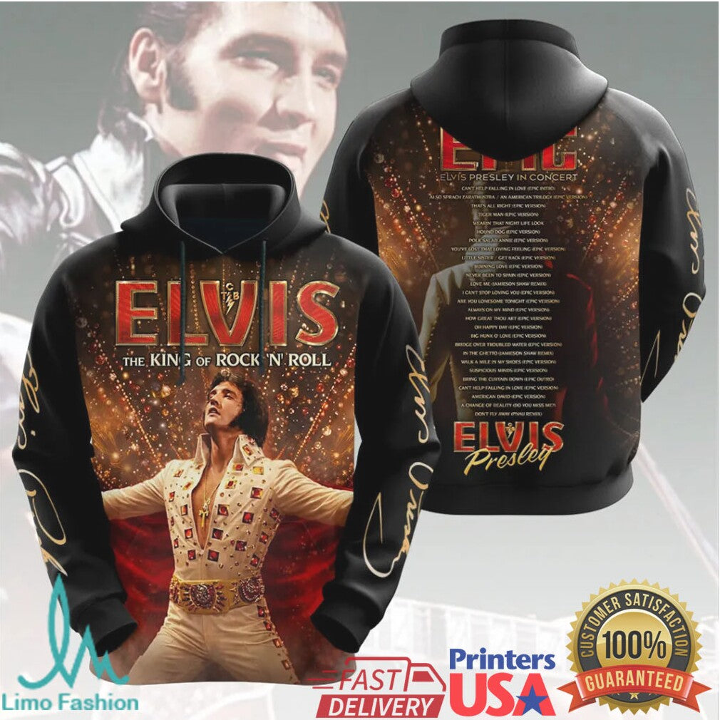 Elvis Presley Baz Luhrmann Epic In Concert Vintage Style Men Women Music Fans T Shirt - Limotees LLC