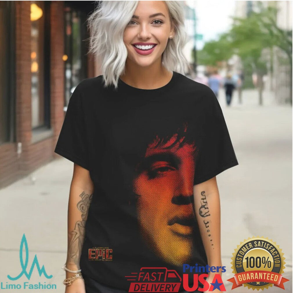 Elvis Presley Epic In Concert Abstract Sunset Portrait Vintage Men Women Fans T Shirt