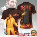 Elvis Presley Epic In Concert Baz Luhrmann Gold Jumpsuit Vintage Retro Music Fans T Shirt - Limotees LLC