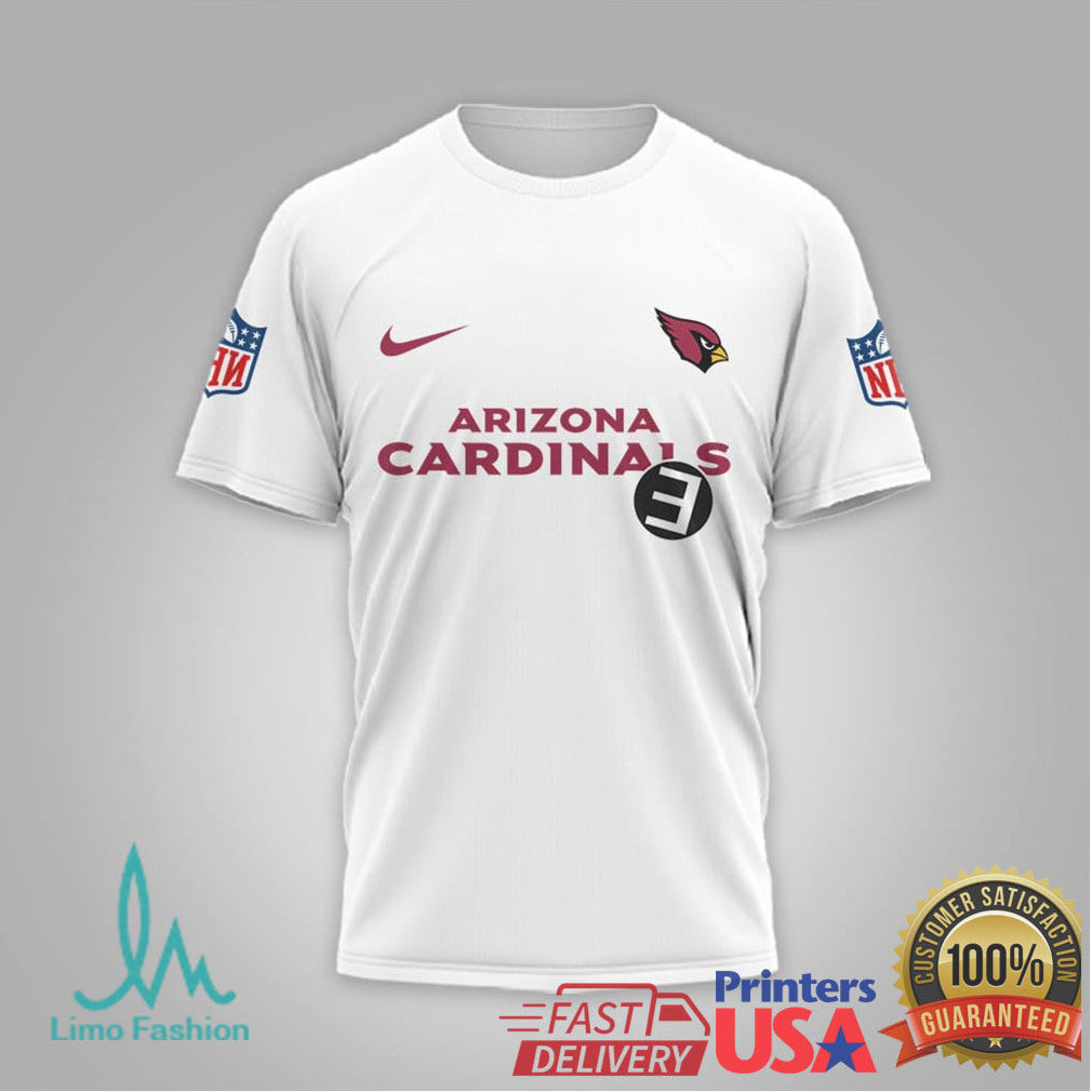 Eminem x Arizona Cardinals Hip Hop Legend 3D All Over Print Tee - Limotees LLC
