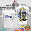 Eminem x Los Angeles Rams Slim Shady 3D All Over Print T Shirt - Limotees LLC