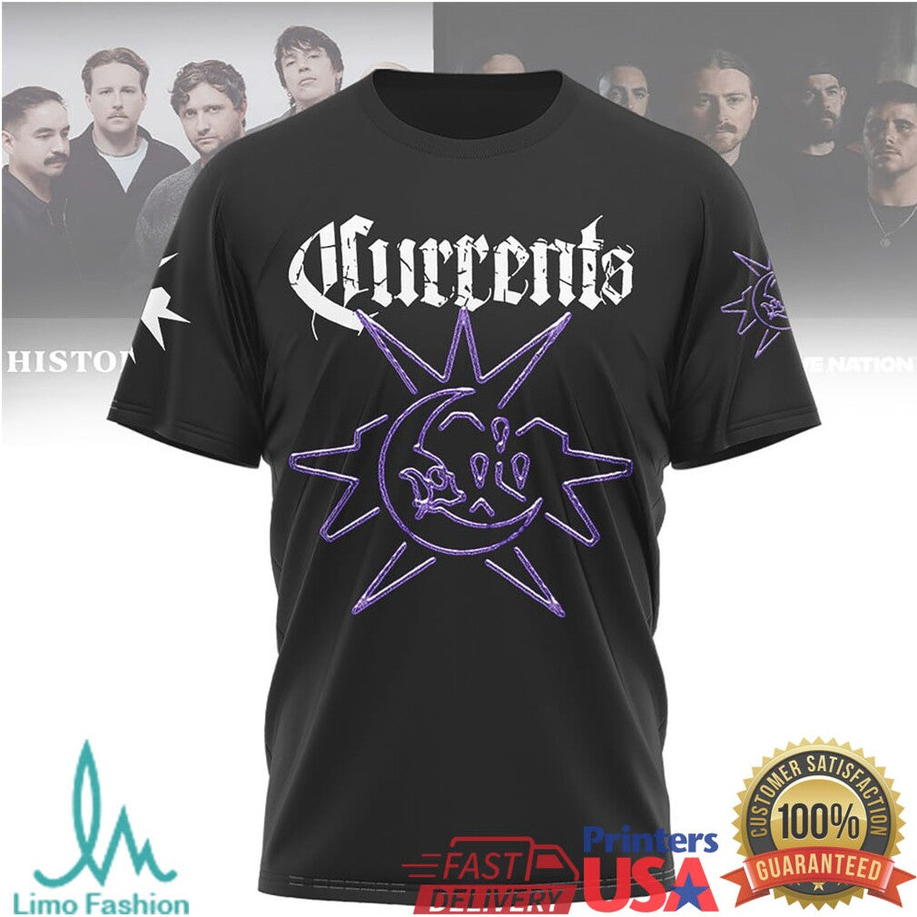 Erra and Currents Co Headline Tour Caskets Aviana Metal Band T Shirt - Limotees LLC