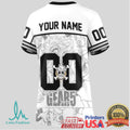Las Vegas Raiders Official NFL Luffy Gear 5 Special Edition Baseball Jersey Custom Name - Limotees LLC