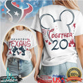 Houston Texans Official NFL Valentine Mickey Together Shirt - Limotees LLC