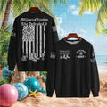 Female Veteran US Army 250 Years of Freedom Flag T Shirt