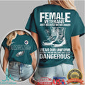 Female Veterans Philadelphia Eagles Dangerous Uniform T Shirt - Limotees LLC