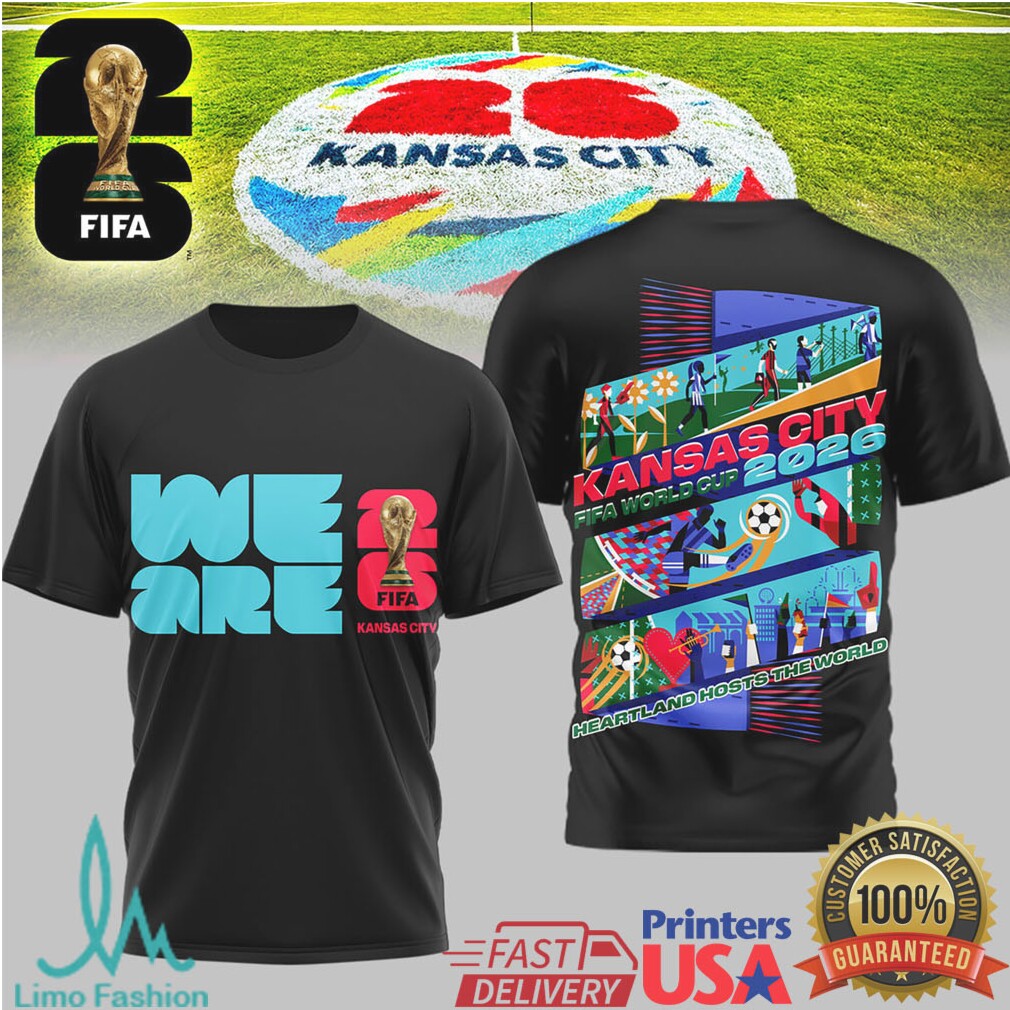 Fifa World Cup 2026 Kansas City Host City Tshirt Design - Limotees LLC
