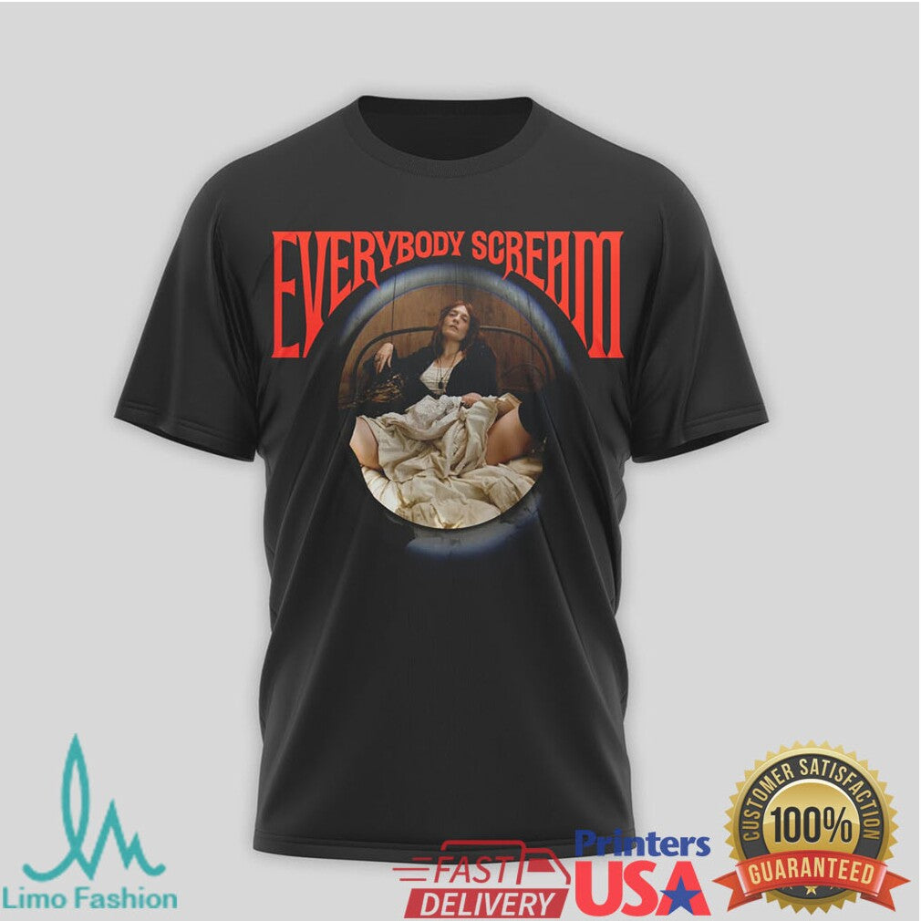 Florence + The Machine “Everybody Scream” 2026 UK & Europe Tour Dates T Shirt - Limotees LLC
