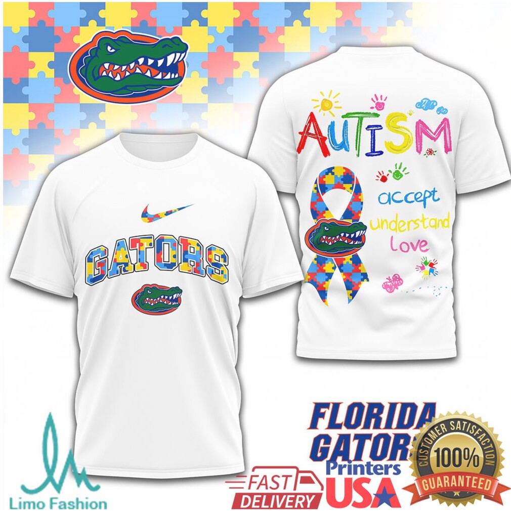 Florida Gators Autism Awareness Accept Understand Love Shirt