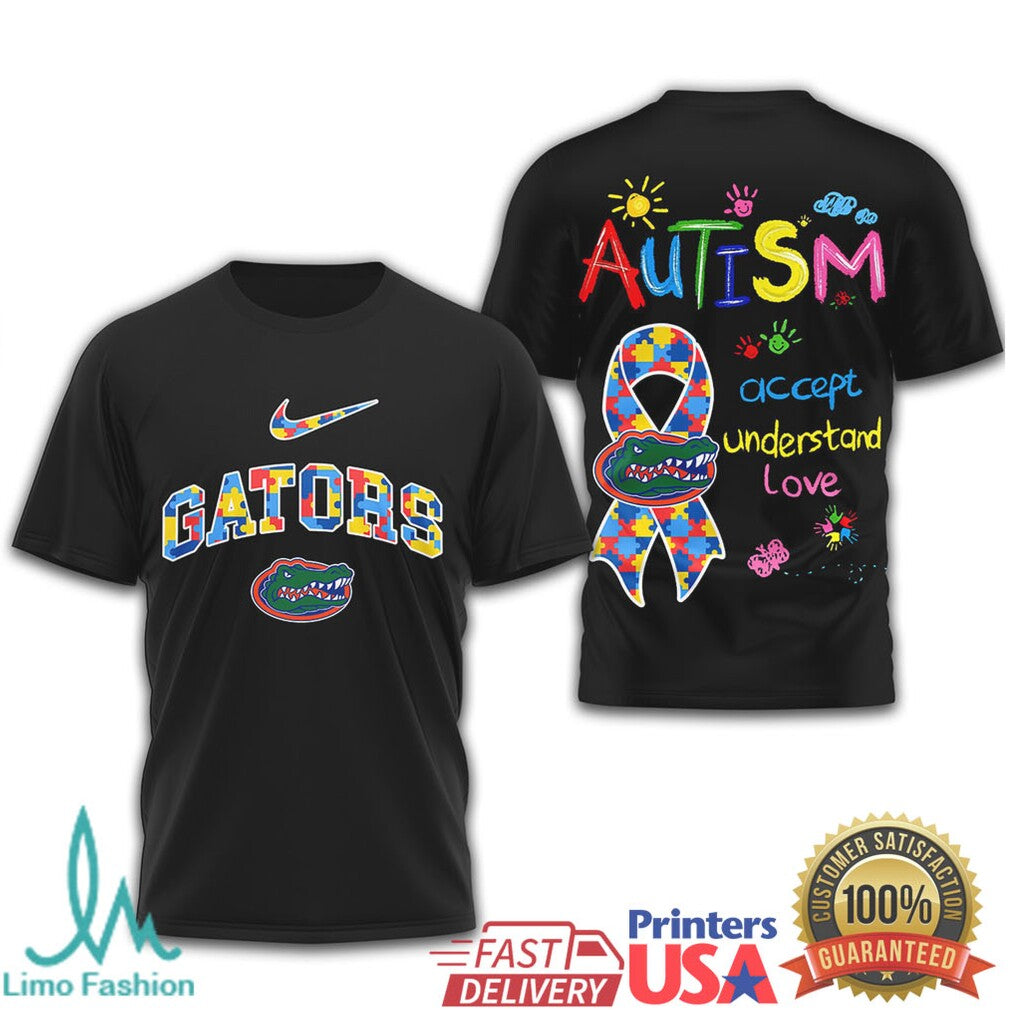 Florida Gators Autism Awareness Accept Understand Love Shirt