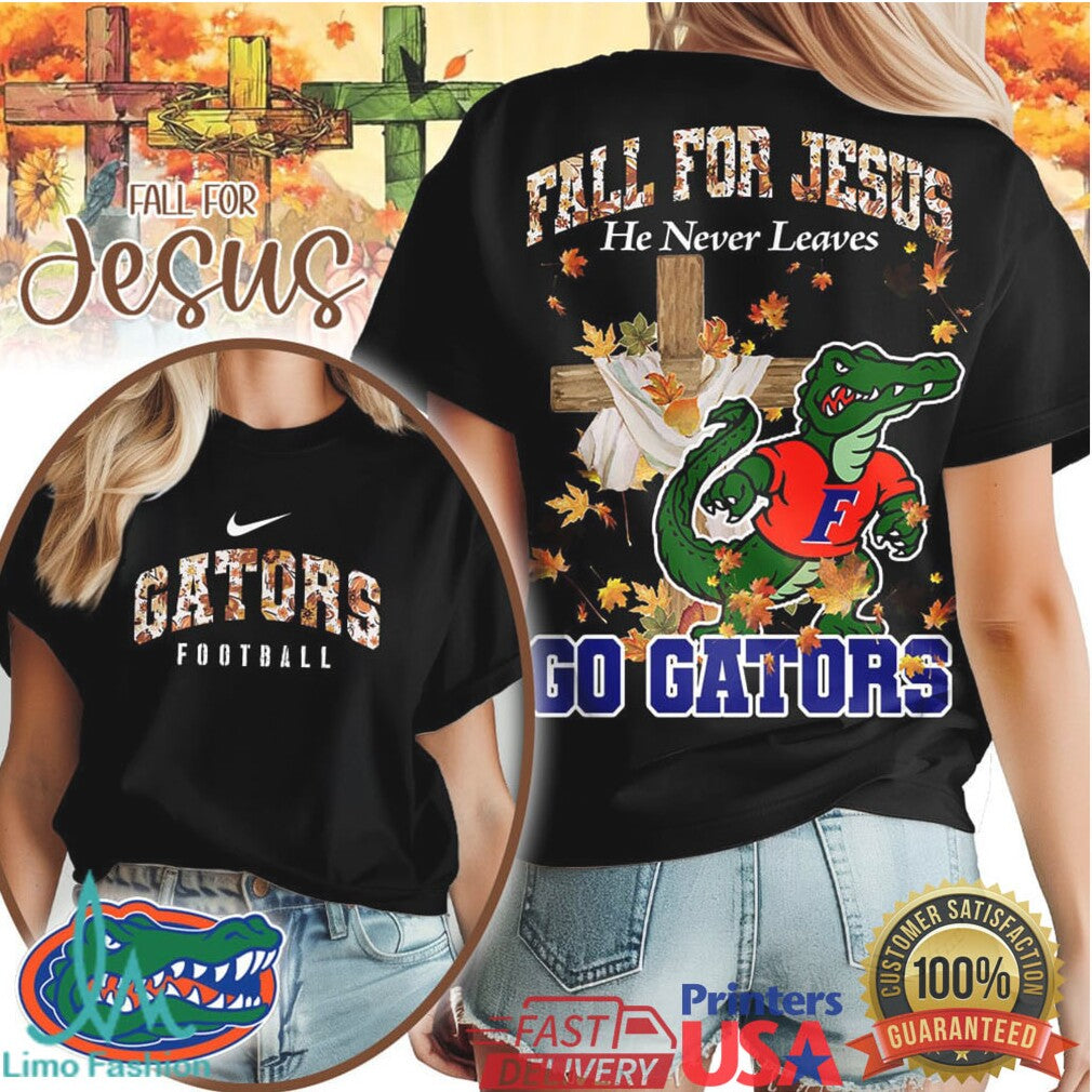 Florida Gators Fall For Jesus Go Gators Autumn Faith Football T Shirt - Limotees LLC
