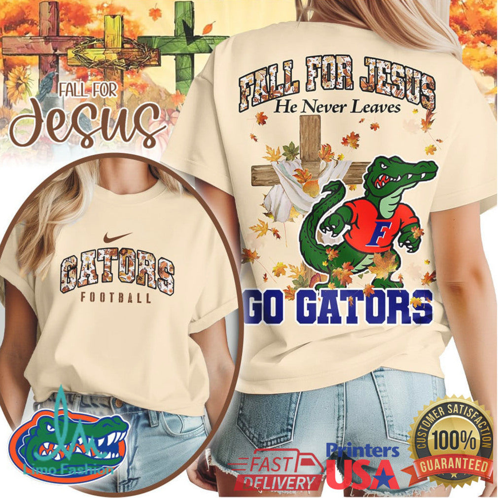Florida Gators Fall For Jesus Go Gators Autumn Faith Football T Shirt - Limotees LLC