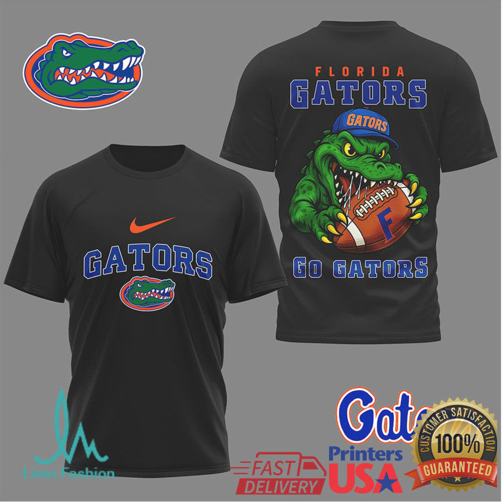 Florida Gators “Go Gators” Mascot Football Graphic T Shirt - Limotees LLC