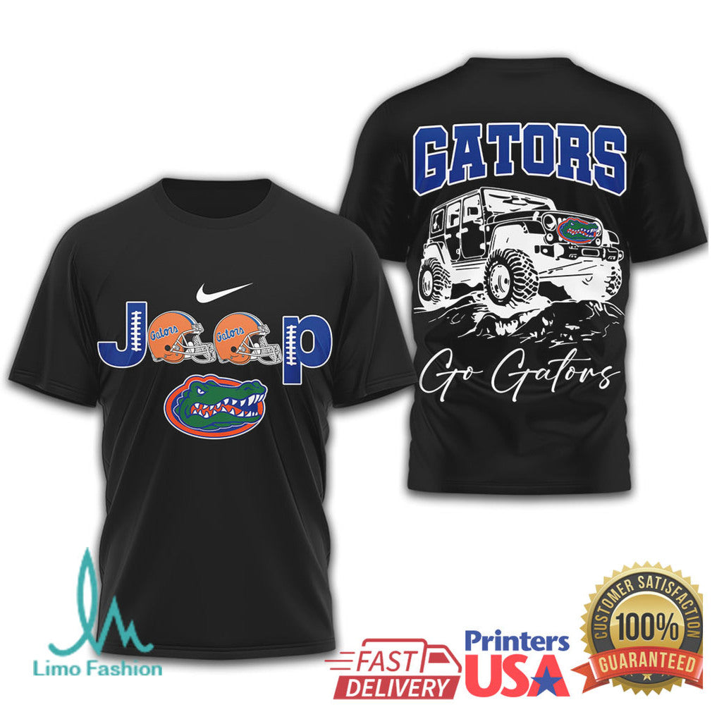 Florida Gators Jeep Offroading Football Mascot Fan Shirt - Limotees LLC