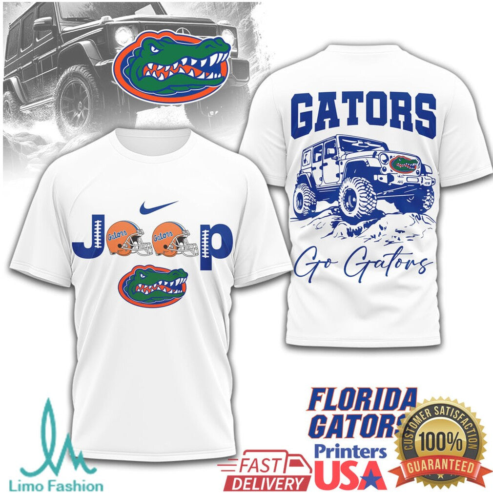 Florida Gators Jeep Offroading Football Mascot Fan Shirt - Limotees LLC