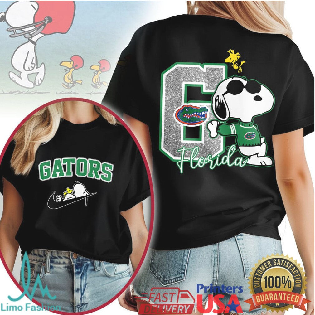 Florida Gators Snoopy Joe Cool Collegiate Graphic T Shirt - Limotees LLC