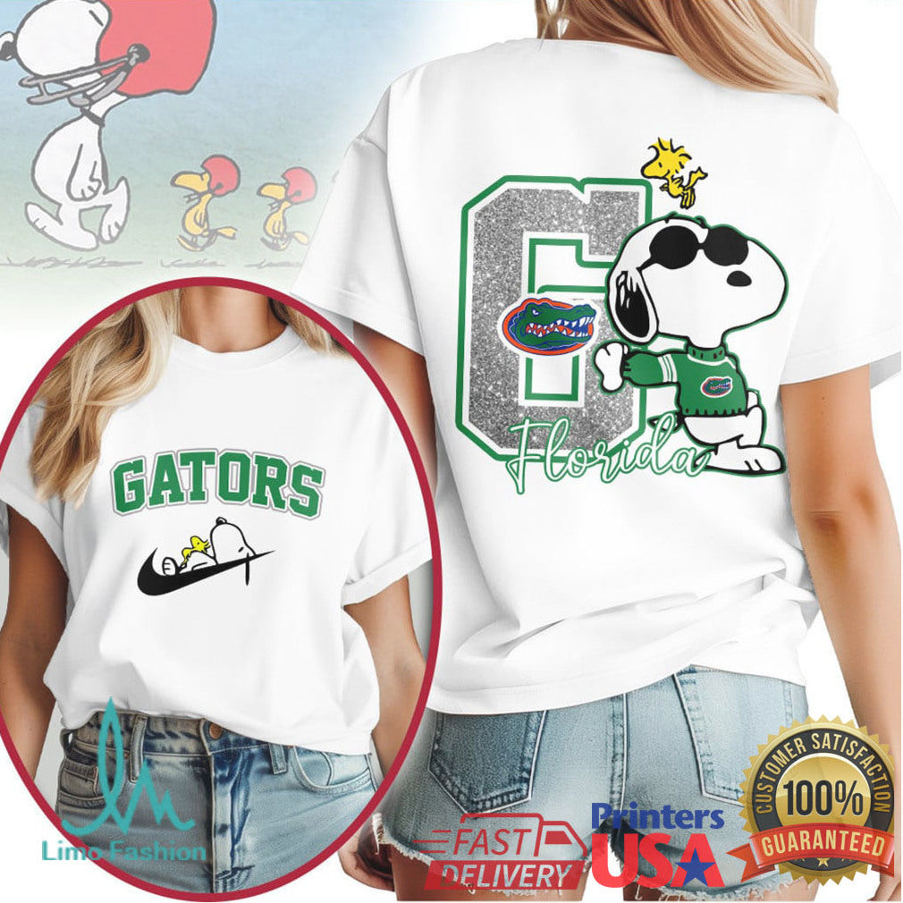 Florida Gators Snoopy Joe Cool Collegiate Graphic T Shirt - Limotees LLC