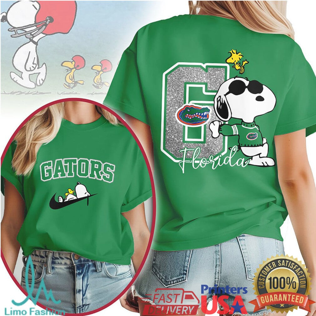 Florida Gators Snoopy Joe Cool Collegiate Graphic T Shirt - Limotees LLC