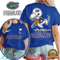 Florida Gators Snoopy Peanuts Football Fan Graphic T Shirt - Limotees LLC
