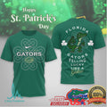Florida Gators St. Patrick's Day Feeling Lucky Like a Gator T Shirt - Limotees LLC