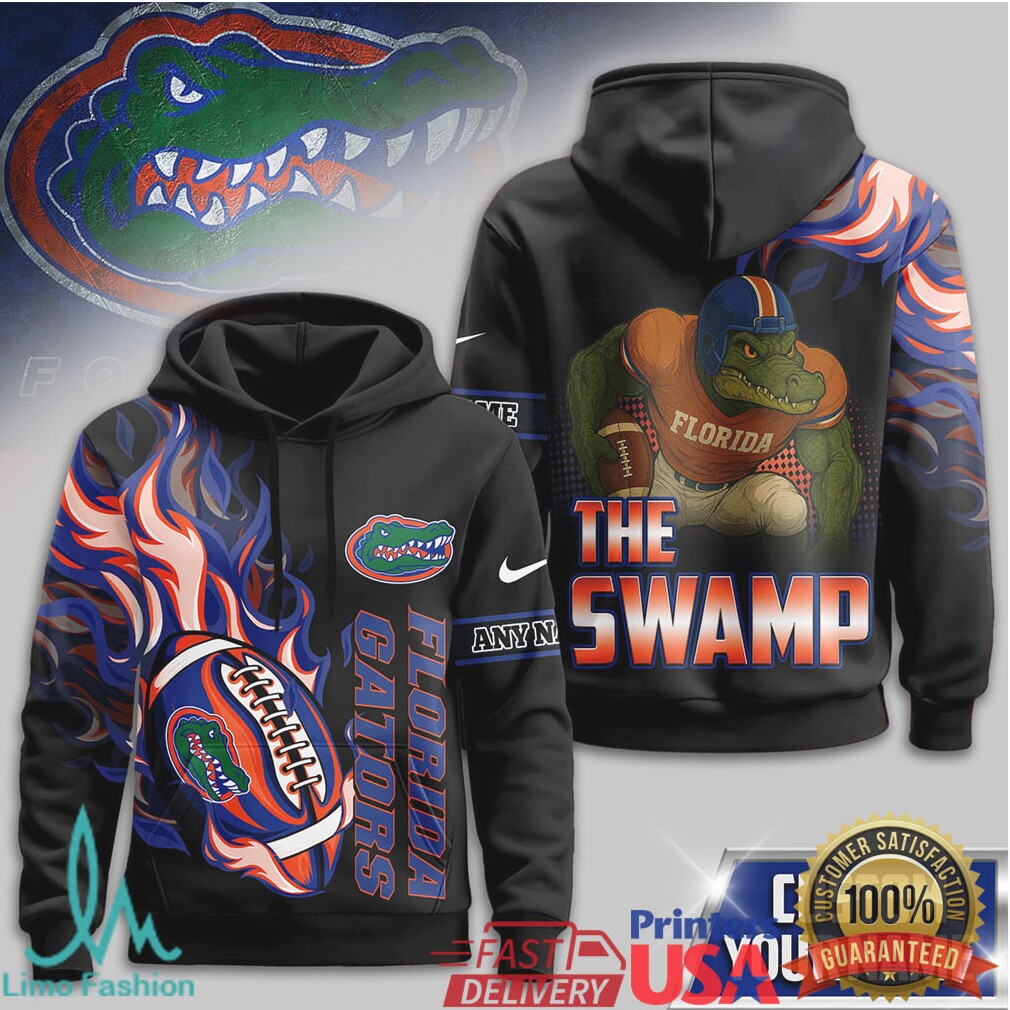 Florida Gators The Swamp Custom Personalized 3D Football T Shirt - Limotees LLC