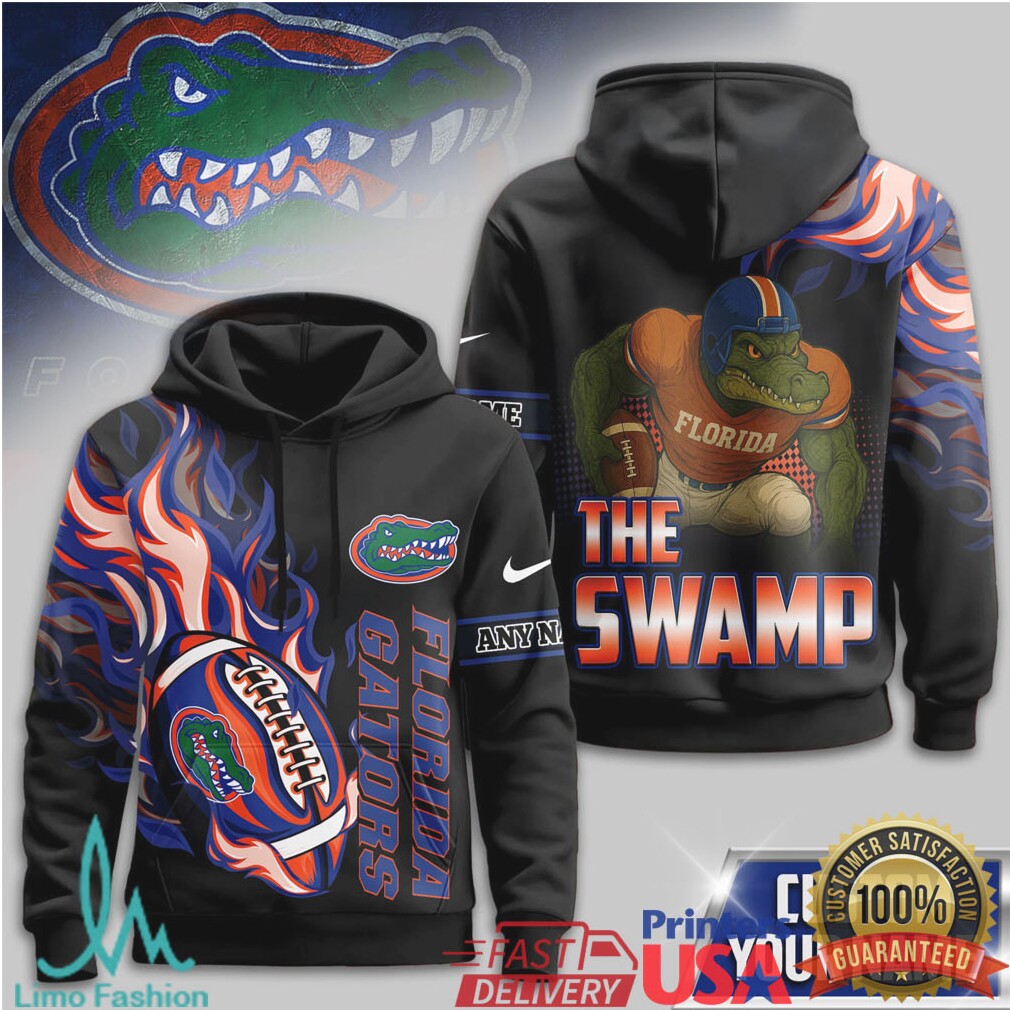 Florida Gators The Swamp Custom Personalized 3D Football T Shirt - Limotees LLC