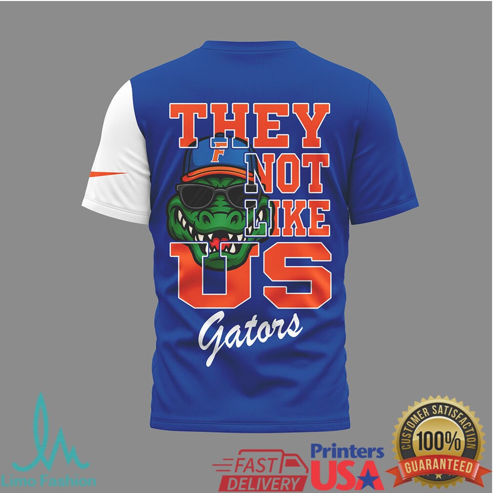 Florida Gators “They Not Like Us” Graphic Football T Shirt - Limotees LLC