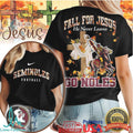 Florida State Seminoles Fall For Jesus He Never Leaves T Shirt - Limotees LLC