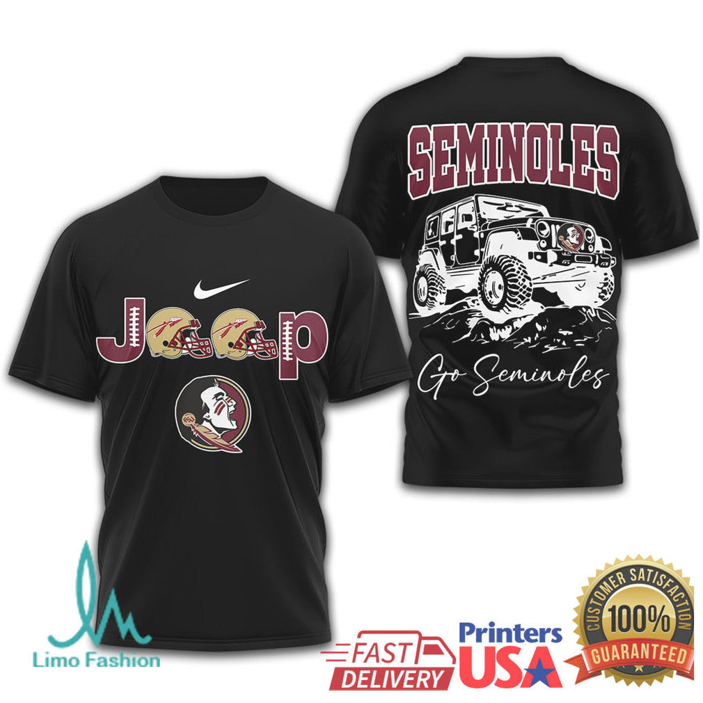 Florida State Seminoles Jeep Life Gameday Offroad Tshirt - Limotees LLC