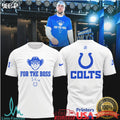 For The Boss Indianapolis Colts Blue and White Polo T Shirt - Limotees LLC