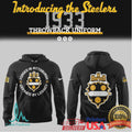 Forged in Pittsburgh Defined by Legacy 1933 Steelers Throwback Hoodie - Limotees LLC