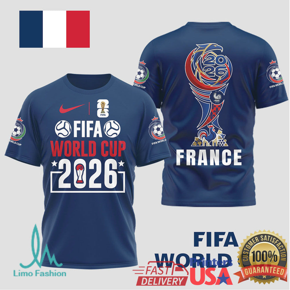 France FIFA World Cup 2026 Champions Spirit T Shirt - Limotees LLC