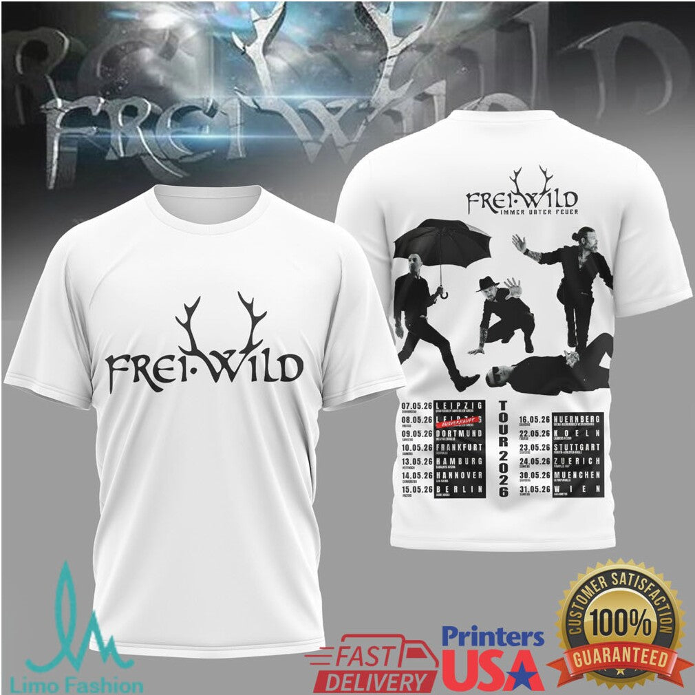 Frei.Wild Immer Weiter Feuer Tour 2026 Apparel - Limotees LLC