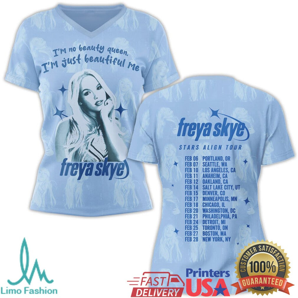 Freya Skye Stars Align Tour 2026 Double Sided T Shirt & t shirt - Limotees LLC