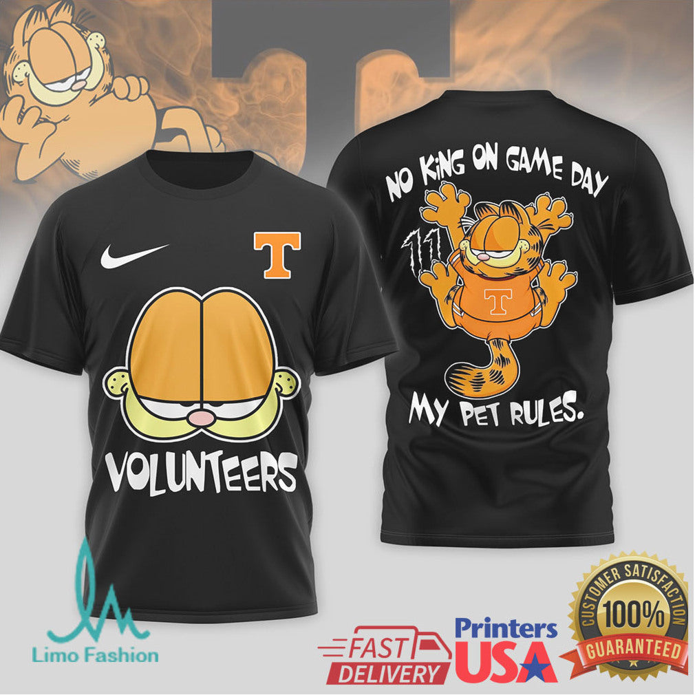 Garfield Tennessee VolunT Shirtrs Funny College Football T Shirt - Limotees LLC