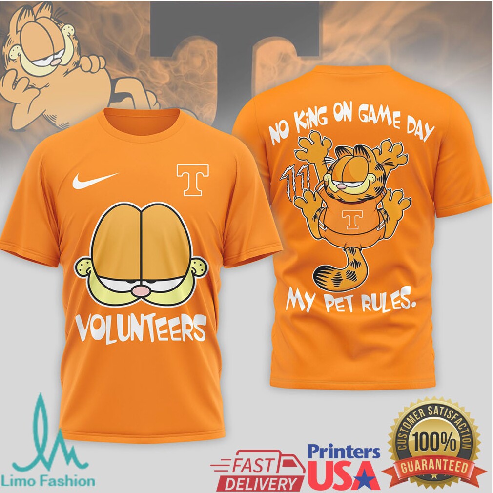 Garfield Tennessee VolunT Shirtrs Funny College Football T Shirt - Limotees LLC