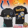 Garfield x Indianapolis Colts NFL Vintage Style Graphic T Shirt - Limotees LLC