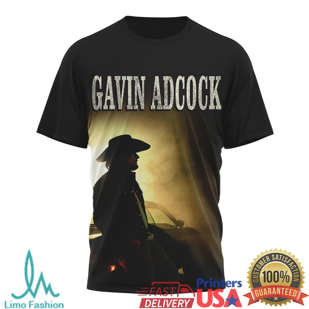 Gavin Adcock The Day I Hang It Up Tour 2026 Country Music T Shirt - Limotees LLC