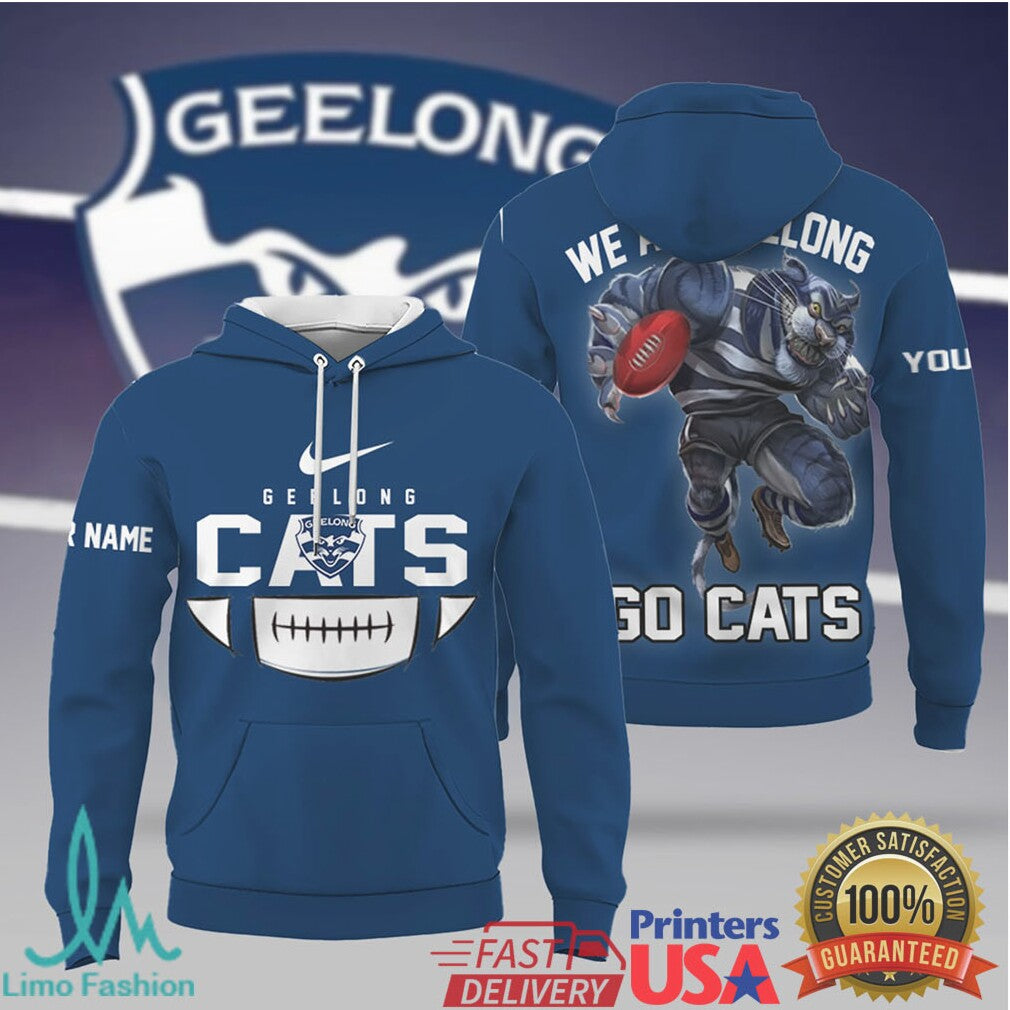 Geelong Cats AFL “We Are Geelong” Personalized Hoodie & Sweatshirt - Limotees LLC