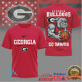 Georgia Bulldogs Basketball Shirt Go Dawgs Mascot Graphic Tee - Limotees LLC
