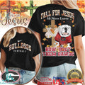 Georgia Bulldogs Fall For Jesus How 'Bout Them Dawgs Christian Football T Shirt - Limotees LLC