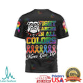 Georgia Bulldogs Fight Cancer In All Colors Never Give Up T Shirt - Limotees LLC
