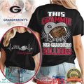 Georgia Bulldogs Football Grammie Heart Leopard Print Gameday T Shirt - Limotees LLC
