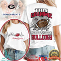 Georgia Bulldogs Football Grammie T Shirt This Grammie Loves Her Grandkids and Bulldogs Fan Apparel