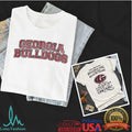 Georgia Bulldogs Girl Heart on My Sleeve Soul on Fire T Shirt