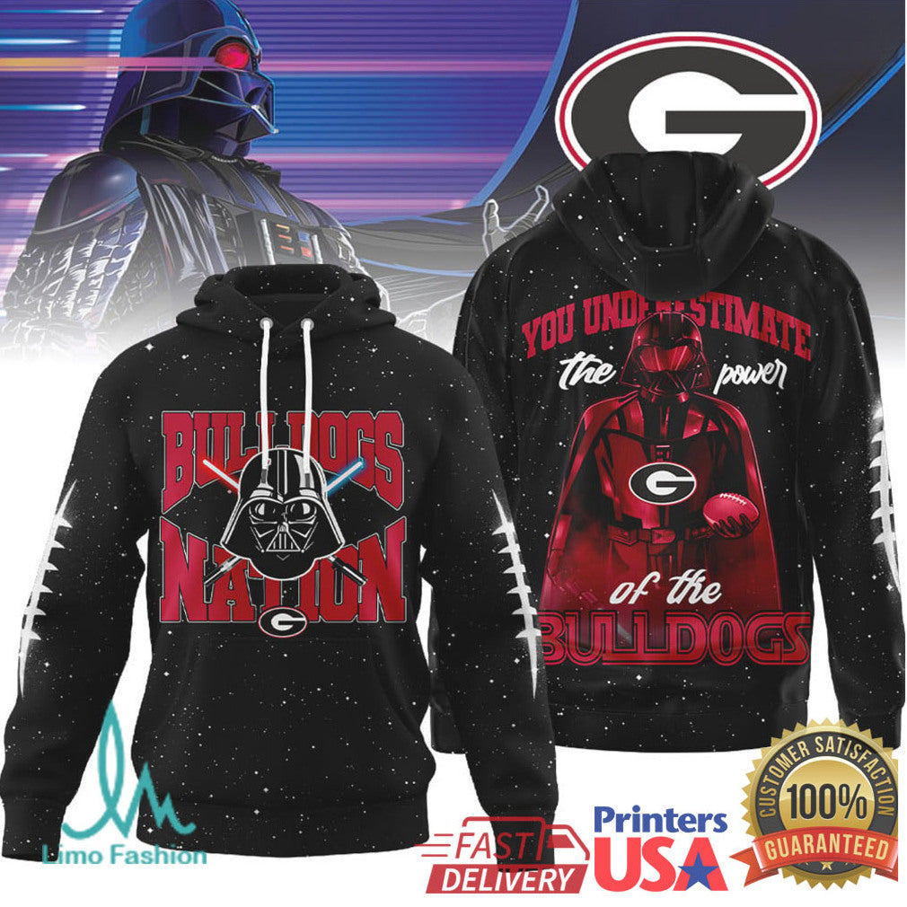 Georgia Bulldogs Vader Nation “You Underestimate the Power” 3D T Shirt